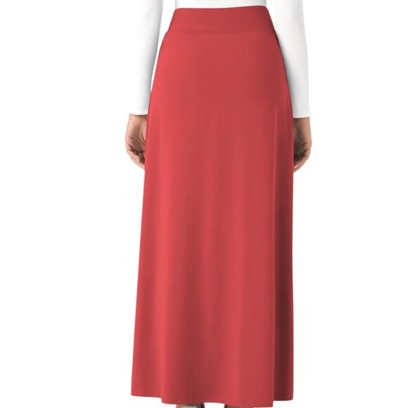 Halara Rust Soft Stretchy Double Buckle Front Split Maxi Skort Skirt XL - Picture 8 of 12